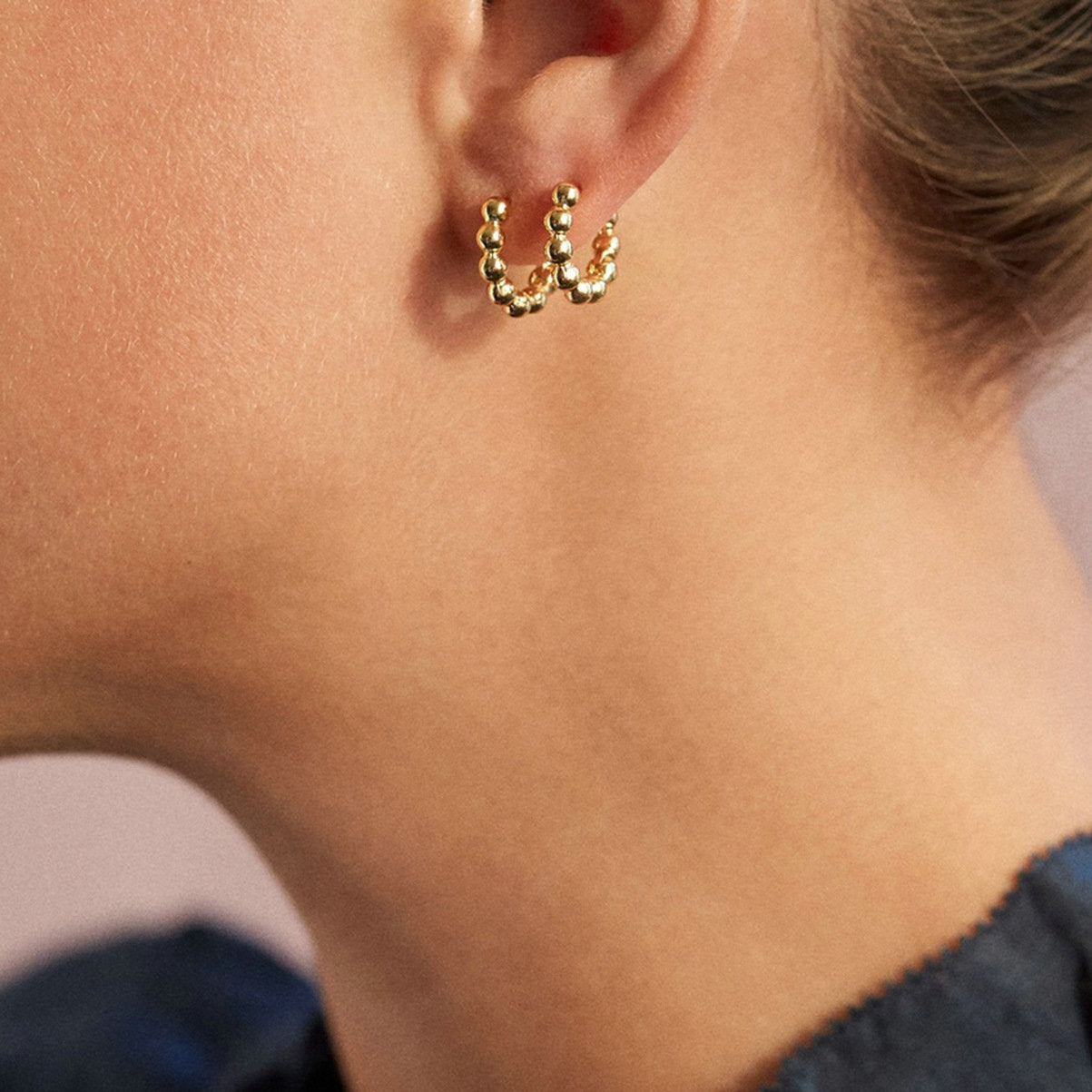 Huggies dots gold - set/2