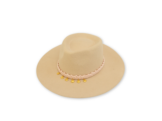 Hatstrap Picot Seashell - Pink