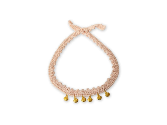 Hatstrap Picot Seashell - Pink