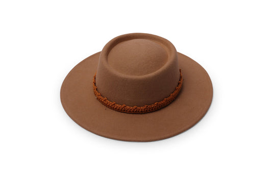 Hatstrap Picot - Camel