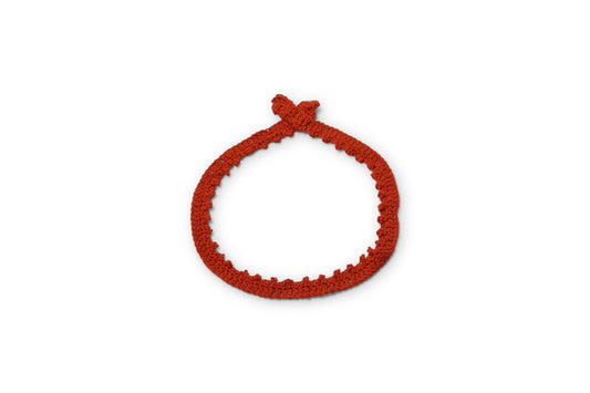 Hatstrap Picot - Deep Orange